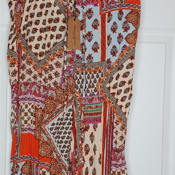 Christian Siriano New York Wide Leg Patchwork Pants NWT - Picture 6 of 13